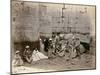 Group photograph in the Hall of Columns, Karnak, Egypt, 1862-Francis Bedford-Mounted Giclee Print