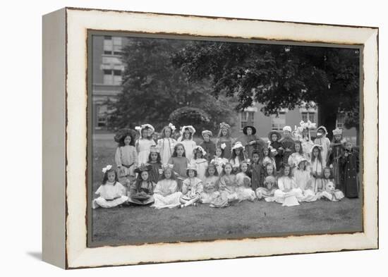 Group Portrait of Children from the Roman Catholic Orphan Asylum-William Davis Hassler-Framed Premier Image Canvas