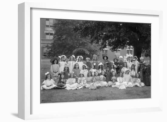 Group Portrait of Children from the Roman Catholic Orphan Asylum-William Davis Hassler-Framed Photographic Print