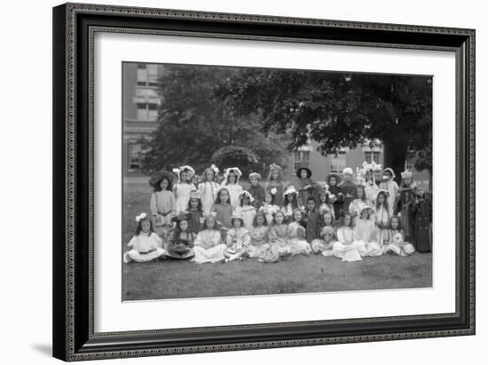 Group Portrait of Children from the Roman Catholic Orphan Asylum-William Davis Hassler-Framed Photographic Print