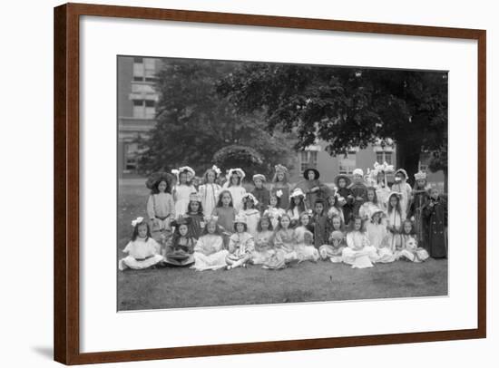 Group Portrait of Children from the Roman Catholic Orphan Asylum-William Davis Hassler-Framed Photographic Print