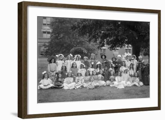 Group Portrait of Children from the Roman Catholic Orphan Asylum-William Davis Hassler-Framed Photographic Print