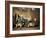 Group Portrait of Sergeant-At-Arms Bonfoy, His Son, and John Clementson, Sen-John Hamilton Mortimer-Framed Giclee Print