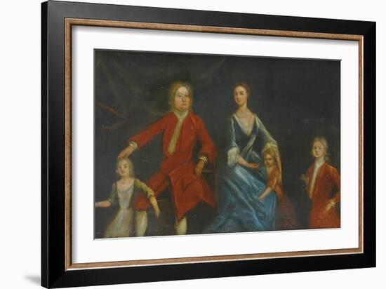 Group Portrait of the Arundell Family of Wardour-null-Framed Giclee Print