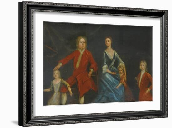 Group Portrait of the Arundell Family of Wardour-null-Framed Giclee Print