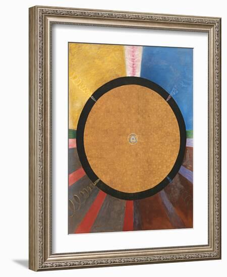 Group X, No. 3, Altarpiece (Oil on Canvas)-Hilma af Klint-Framed Giclee Print