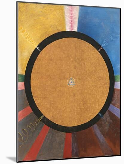 Group X, No. 3, Altarpiece (Oil on Canvas)-Hilma af Klint-Mounted Giclee Print