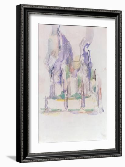 Groupe d'Arbres, c.1895-1900-Paul Cézanne-Framed Giclee Print