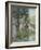 Groupe de baigneuses au bord de l'eau-Camille Pissarro-Framed Giclee Print