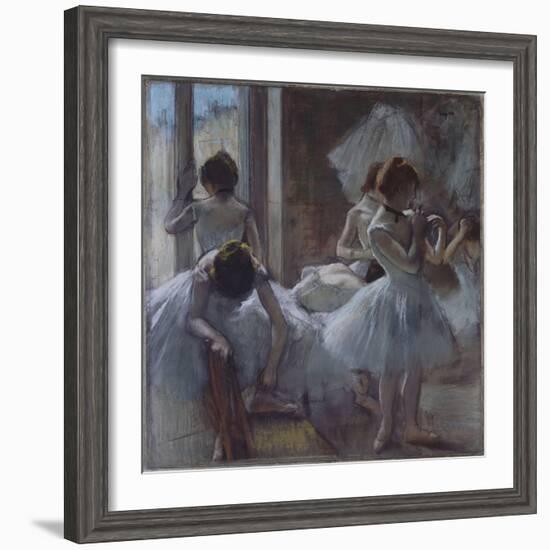 Groupe de danseuses-Edgar Degas-Framed Giclee Print