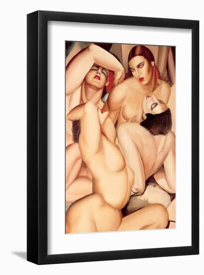 Groupe de Quatre Nus-Tamara de Lempicka-Framed Premium Giclee Print