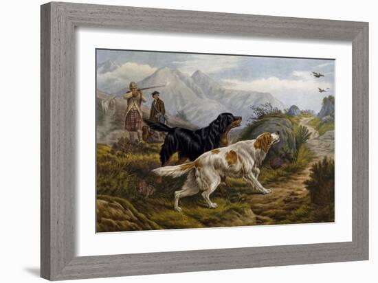Grouse Hunting, 1880-Basil Bradley-Framed Giclee Print