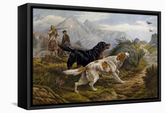 Grouse Hunting, 1880-Basil Bradley-Framed Premier Image Canvas