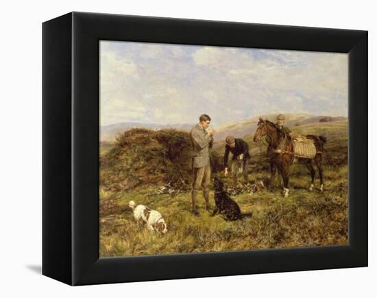Grouse Shooting, 1901-Heywood Hardy-Framed Premier Image Canvas