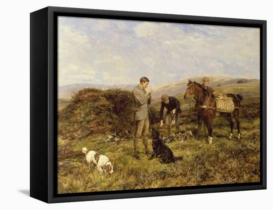 Grouse Shooting, 1901-Heywood Hardy-Framed Premier Image Canvas