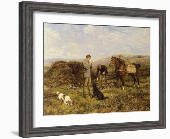 Grouse Shooting, 1901-Heywood Hardy-Framed Giclee Print