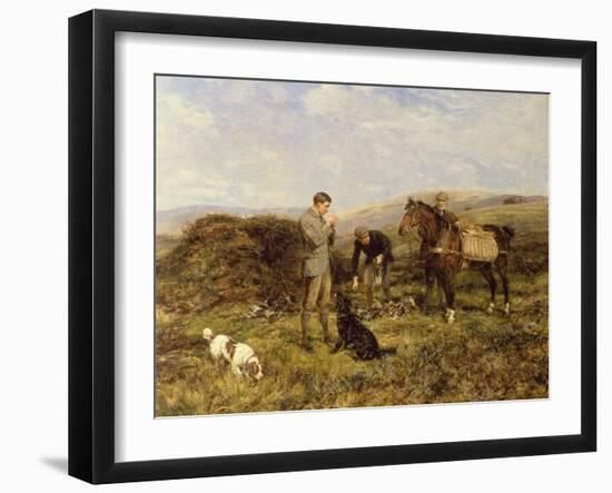 Grouse Shooting, 1901-Heywood Hardy-Framed Giclee Print