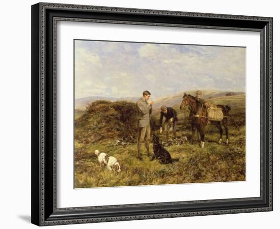 Grouse Shooting, 1901-Heywood Hardy-Framed Giclee Print