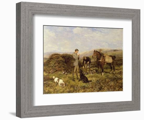 Grouse Shooting, 1901-Heywood Hardy-Framed Giclee Print