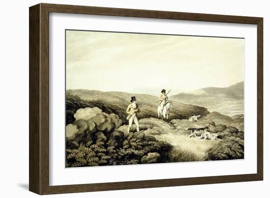 Grouse Shooting, from 'Ormes Collection of British Fieldsports', Engraved by J. Godby and H.…-Samuel Howitt-Framed Giclee Print