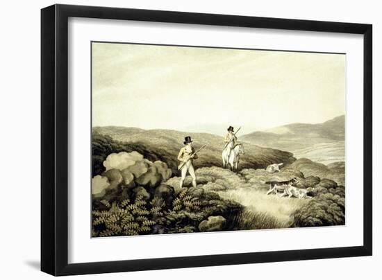 Grouse Shooting, from 'Ormes Collection of British Fieldsports', Engraved by J. Godby and H.…-Samuel Howitt-Framed Giclee Print