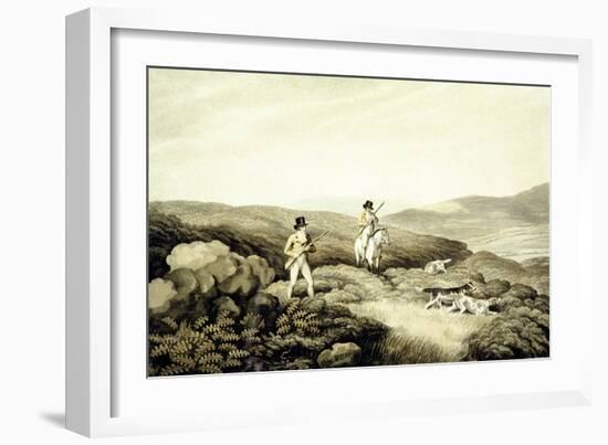 Grouse Shooting, from 'Ormes Collection of British Fieldsports', Engraved by J. Godby and H.…-Samuel Howitt-Framed Giclee Print