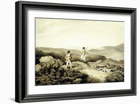 Grouse Shooting, from 'Ormes Collection of British Fieldsports', Engraved by J. Godby and H.…-Samuel Howitt-Framed Giclee Print