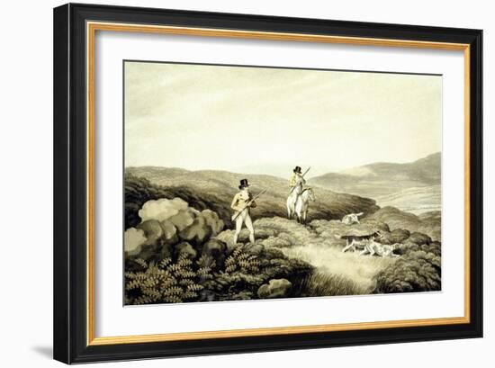 Grouse Shooting, from 'Ormes Collection of British Fieldsports', Engraved by J. Godby and H.…-Samuel Howitt-Framed Giclee Print