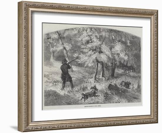 Grouse-Shooting in Nova Scotia-Harrison William Weir-Framed Giclee Print