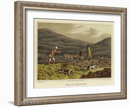 Grouse Shooting-Henry Thomas Alken-Framed Giclee Print