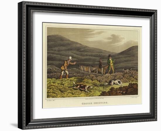 Grouse Shooting-Henry Thomas Alken-Framed Giclee Print