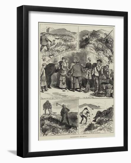 Grouse-Shooting-null-Framed Giclee Print