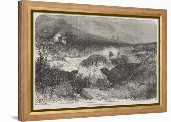 Grouse-Shooting-null-Framed Premier Image Canvas