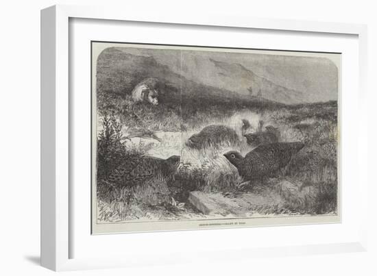 Grouse-Shooting-null-Framed Giclee Print