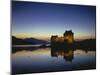 GrovŸbritanien, Schottland, Eilean Donan Castle Mit, Loch Duich Am Abend, Abendstimmung, Burg, See-Thonig-Mounted Photographic Print