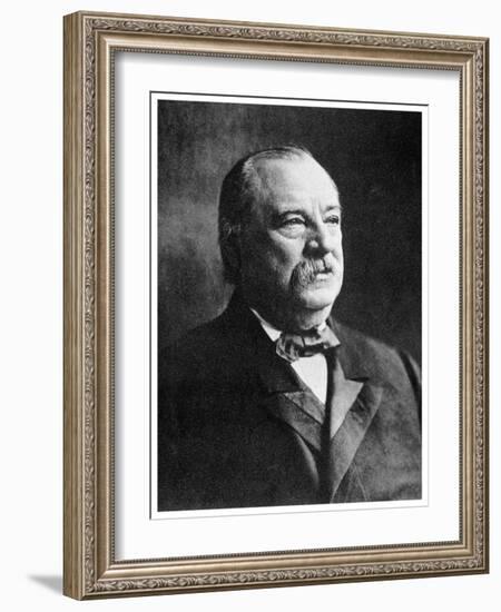 Grover Cleveland, 22nd and 24th President of the United States, 19th Century-MATHEW B BRADY-Framed Giclee Print