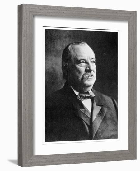 Grover Cleveland, 22nd and 24th President of the United States, 19th Century-MATHEW B BRADY-Framed Giclee Print