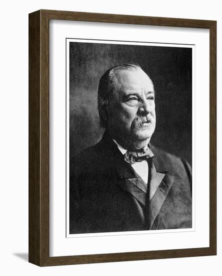 Grover Cleveland, 22nd and 24th President of the United States, 19th Century-MATHEW B BRADY-Framed Giclee Print