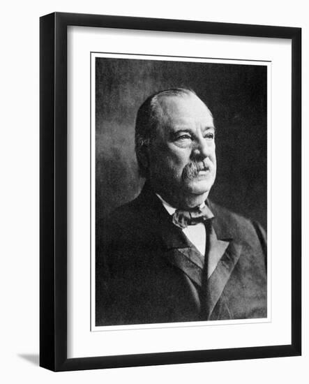 Grover Cleveland, 22nd and 24th President of the United States, 19th Century-MATHEW B BRADY-Framed Giclee Print