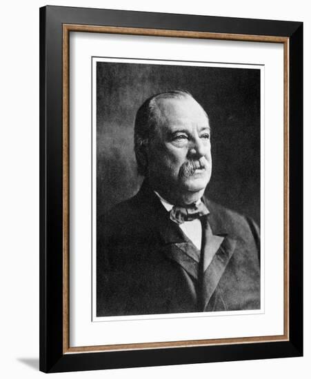 Grover Cleveland, 22nd and 24th President of the United States, 19th Century-MATHEW B BRADY-Framed Giclee Print