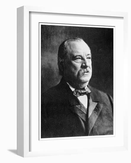 Grover Cleveland, 22nd and 24th President of the United States, 19th Century-MATHEW B BRADY-Framed Giclee Print