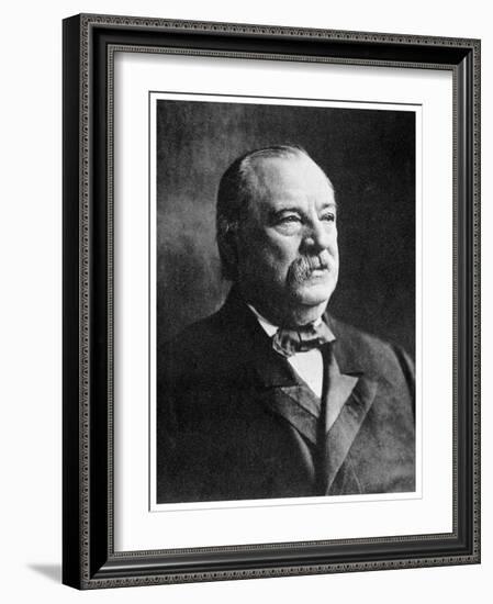 Grover Cleveland, 22nd and 24th President of the United States, 19th Century-MATHEW B BRADY-Framed Giclee Print