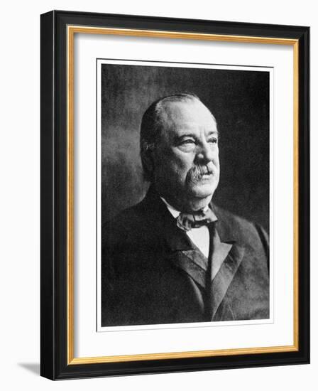 Grover Cleveland, 22nd and 24th President of the United States, 19th Century-MATHEW B BRADY-Framed Giclee Print
