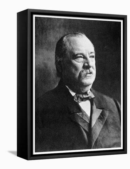 Grover Cleveland, 22nd and 24th President of the United States, 19th Century-MATHEW B BRADY-Framed Premier Image Canvas