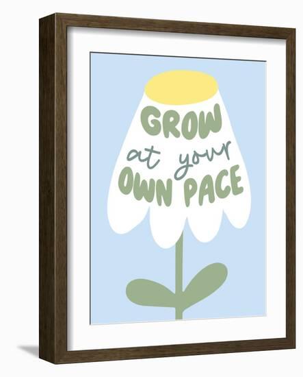 Grow at Your Pace-Beth Cai-Framed Photographic Print