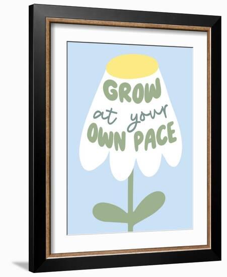 Grow at Your Pace-Beth Cai-Framed Photographic Print