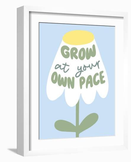 Grow at Your Pace-Beth Cai-Framed Photographic Print