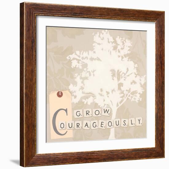 Grow Courageously-Marco Fabiano-Framed Art Print