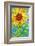 Grow Sunflower-null-Framed Art Print