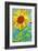 Grow Sunflower-null-Framed Art Print